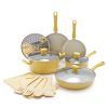 Ceramic Nonstick Pink 15pc Set