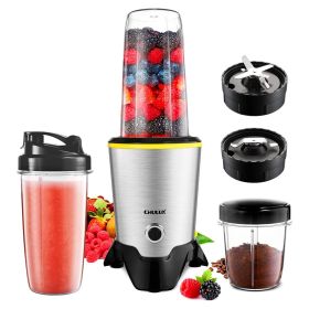 Smoothie Bullet Blender Maker with Recipe Book;  6-blade and 4 in 1 Blender