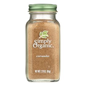 Simply Organic Coriander Seed - Organic - Ground - 2.29 oz