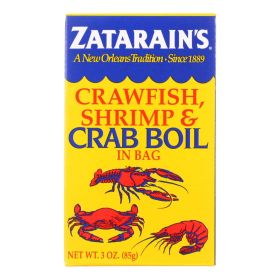 Zatarain's Crab Boil - Dry - Case of 6 - 3 oz