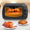 Simple Deluxe Countertop Toaster; Oven & Pizza Maker; Toaster Oven; Exquisite 4-Slice Capacity; 9 L; Black/ Matte Stainless