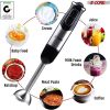 Hand Held Blender Stick 500 WATT Immersion 2 Speed Turbo Mixer 2 Titanium Blades