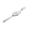 Pizza Cutter Knife with Fork Stainless Steel Portable Dual-Use for Pizza, Pies, Waffles and Dough Cookies Baking Tools