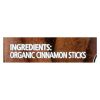 Simply Organic Cinnamon - Organic - Sticks - Grade AA - 1.13 oz