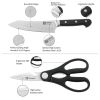 Kitchen 2Pcs Stainless steel Chef Scissor Knife Set