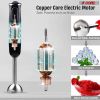 Hand Held Blender Stick 500 WATT Immersion 2 Speed Turbo Mixer 2 Titanium Blades