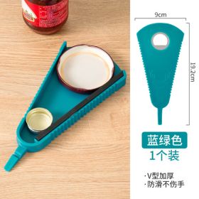 Multifunctional Bottle Cap Opener Tin Opener Lid Opener Can Openers Bottle Cap Opener Beer Screwdriver Universal Bottle Opener (Color: Blue)