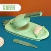 Kitchen Dumpling Maker 2 In 1 Dough Pressing Tool Set Dumpling Mold DIY Dumpling Wrapper Makers Manual Press Dumpling Crust Tool