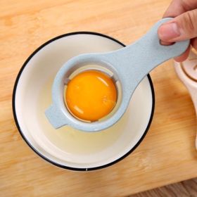 Stem Egg Separator White and Yolk Filter Kitchen Baking Separator Tool (Color: 3)