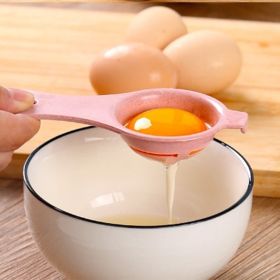 Stem Egg Separator White and Yolk Filter Kitchen Baking Separator Tool (Color: 2)