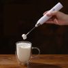 1 Milk Frother With Stand Handheld Frothing Electric Whisk With ; Speed Blender; Milk Froth; Mini Blender And Coffee Blender Froth Smoothie; Latte;