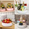 Seasoning Turntable Rack Rotating Condiment Storage Tray Countertop Seasoning Organizer