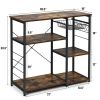 Home Kitchen Baker's Rack Microwave And Food Industrial Shelf