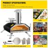 Outdoor Party Stainless Steel Portable Wood Pellet Burning Pizza Oven With Accessories