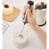 Handheld Frother Electric Whisk, Milk Foamer, Mini Mixer with Stand